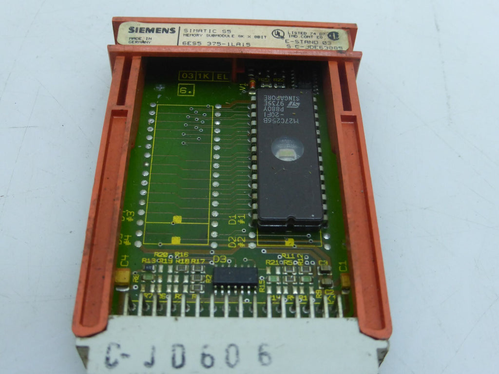 Siemens Simatic S5 Memory Submodule SES5 375-1LA15 E-Stand 03