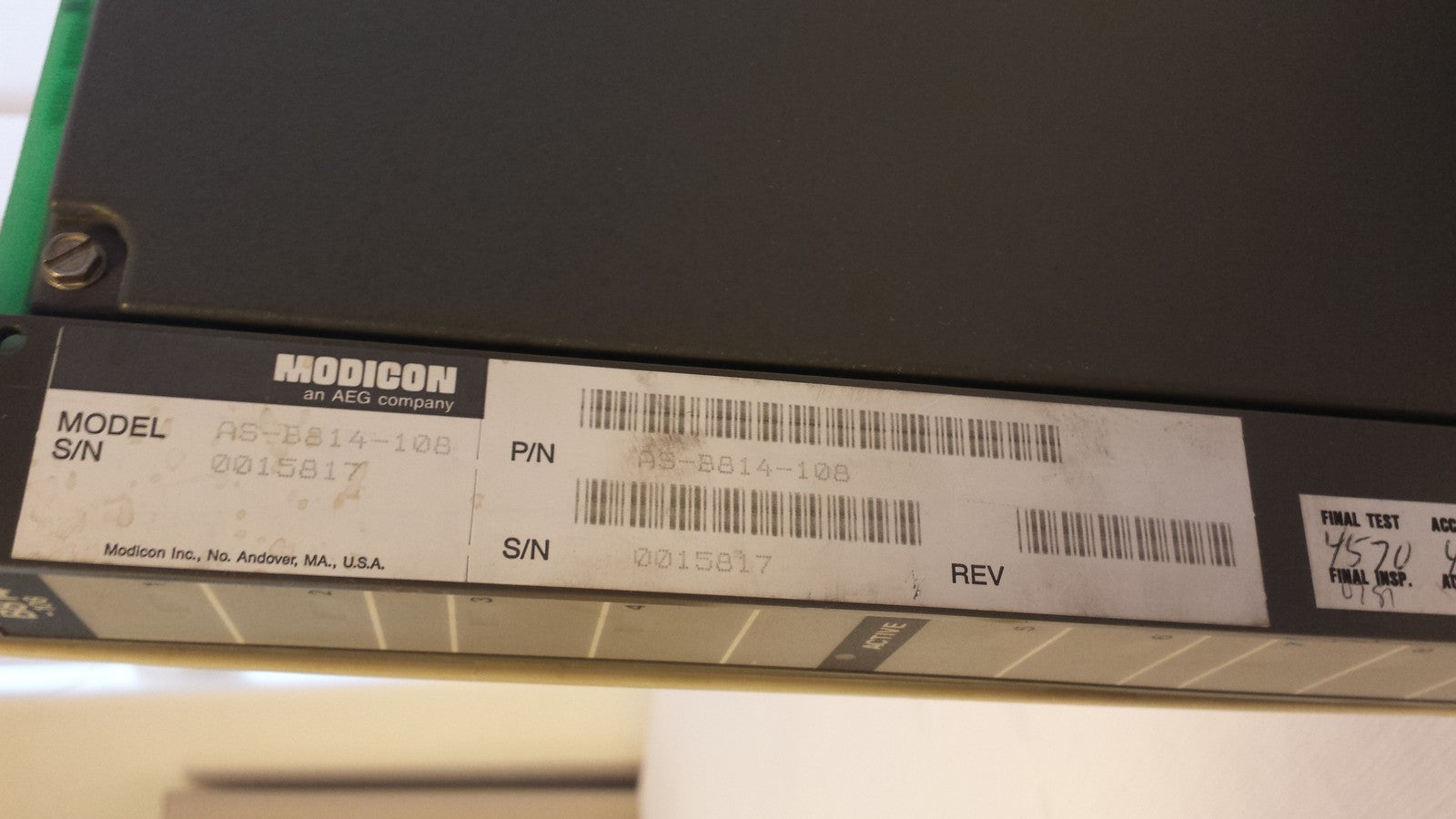 AEG Modicon B814 AS-B814-108