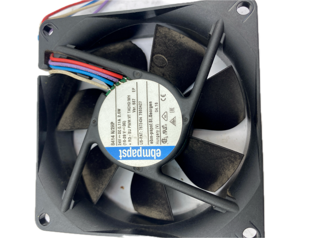 ebmpapst 8414 N/2HP 24V m DC 0.11A 2.6W (16-28 V ... DC) + RD - BU PWM