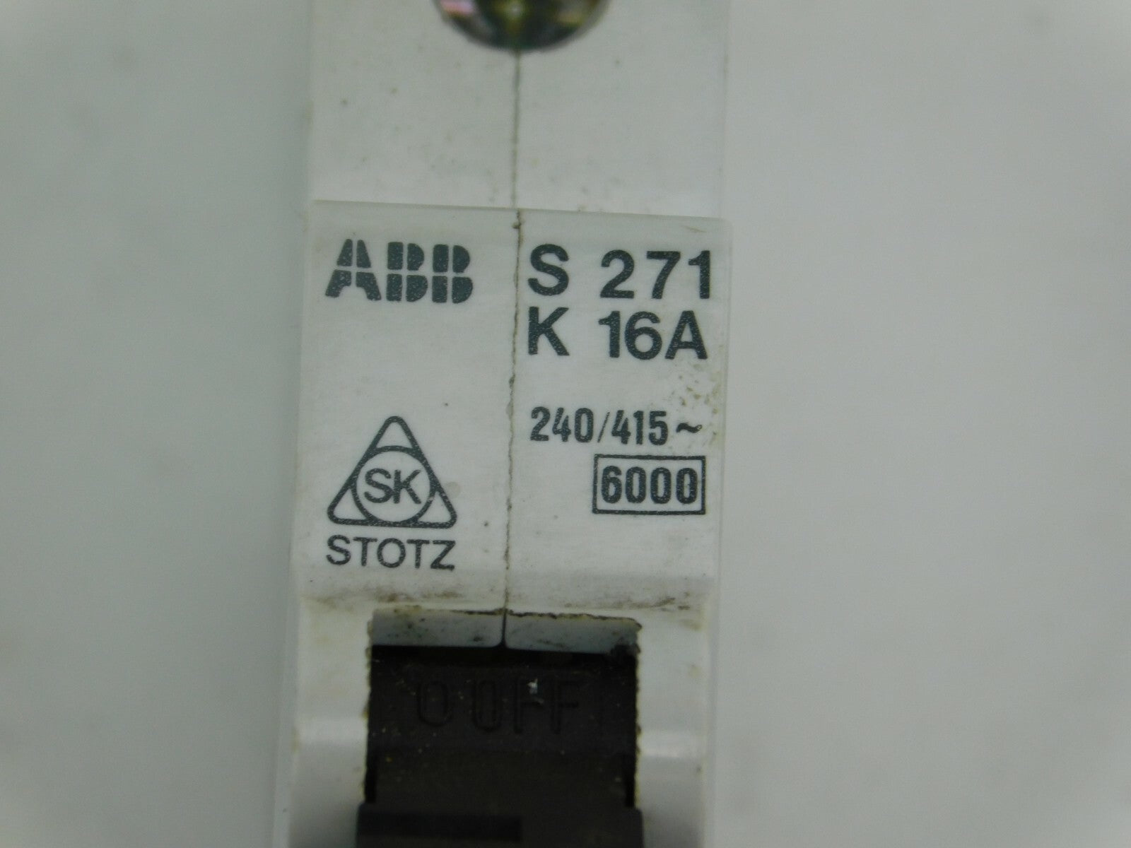 ABB LEITUNGSSCHUTZ S 271 K 16A 240/415~ 6000 ** 6 Stück **