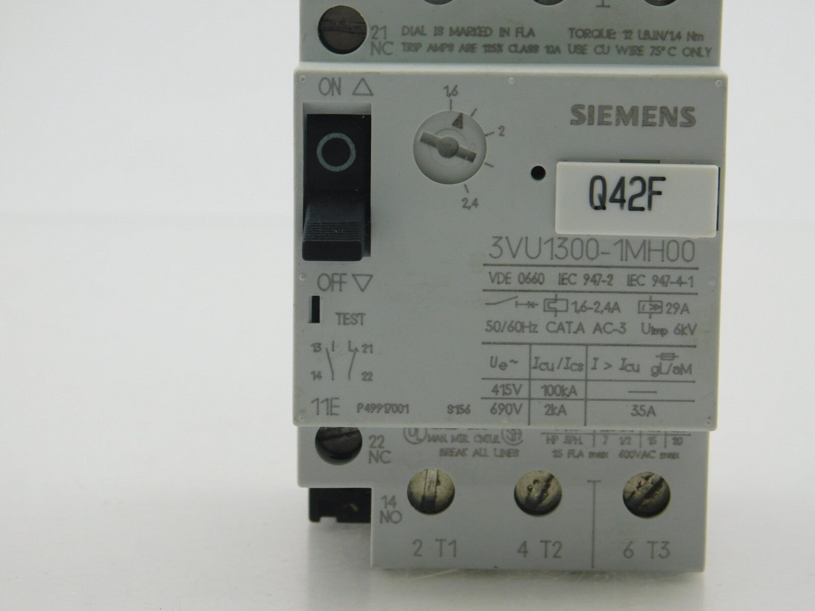 SIEMENS Leistungsschalter  3VU1300-1MH00