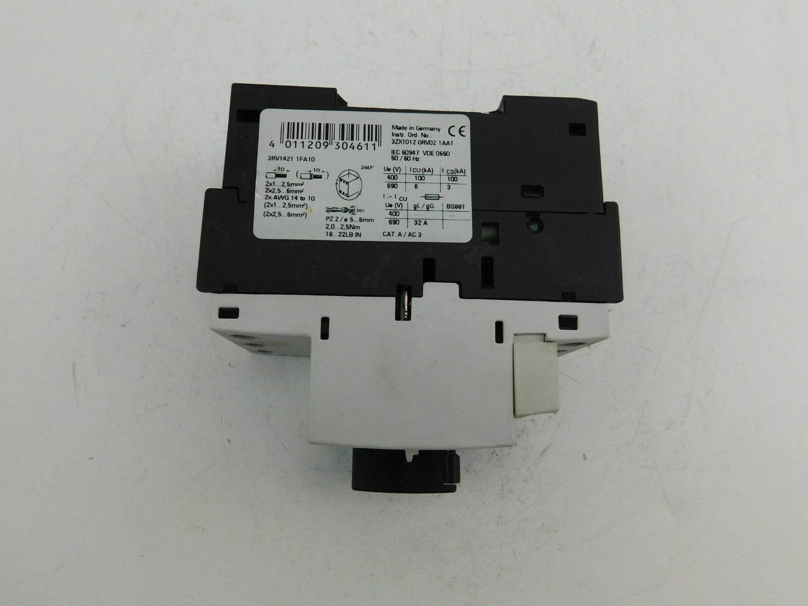 SIEMENS SIRIUS Leistungsschalter  3RV1421-1FA10 3,5 5A
