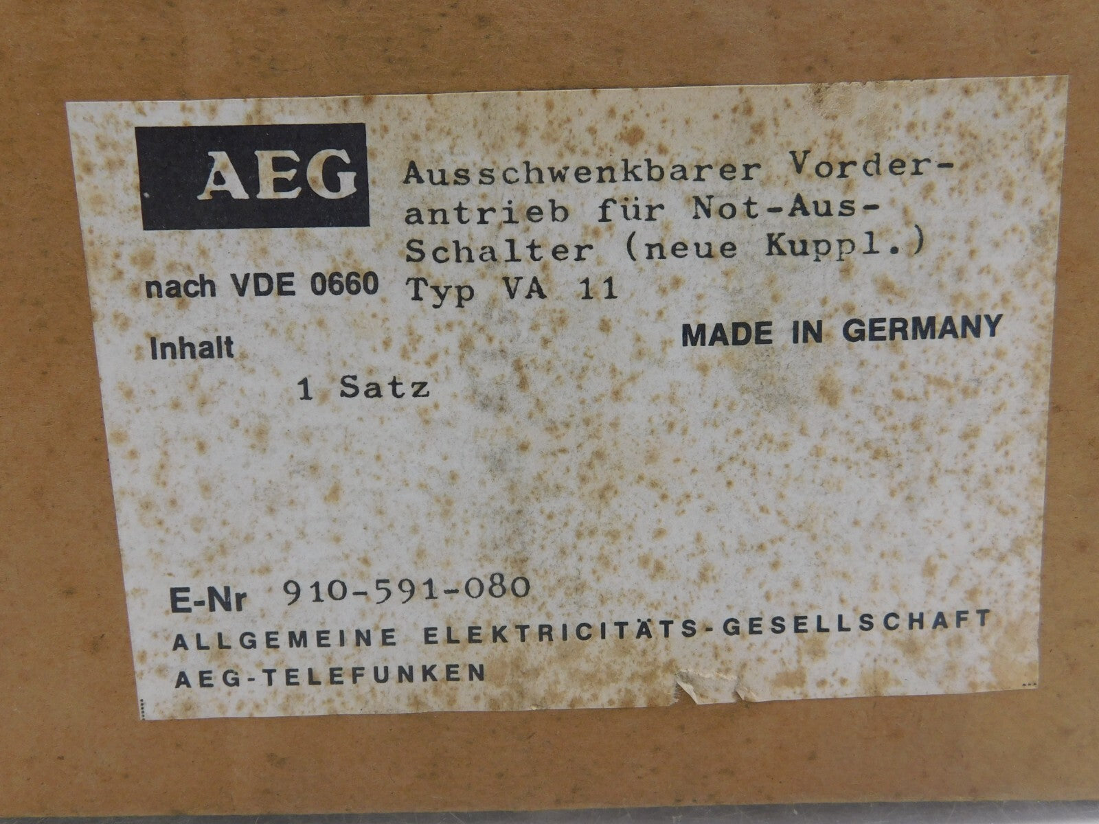 AEG Ausschwenkbarer  910-591-080