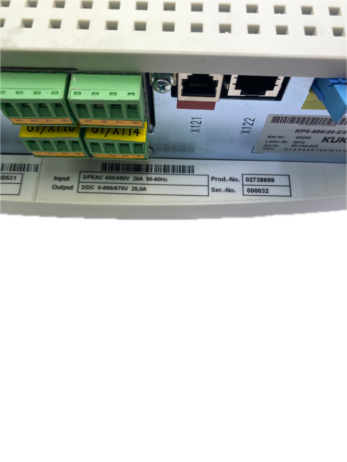 KUKA  KPS-600/20-ESC  00-134-525