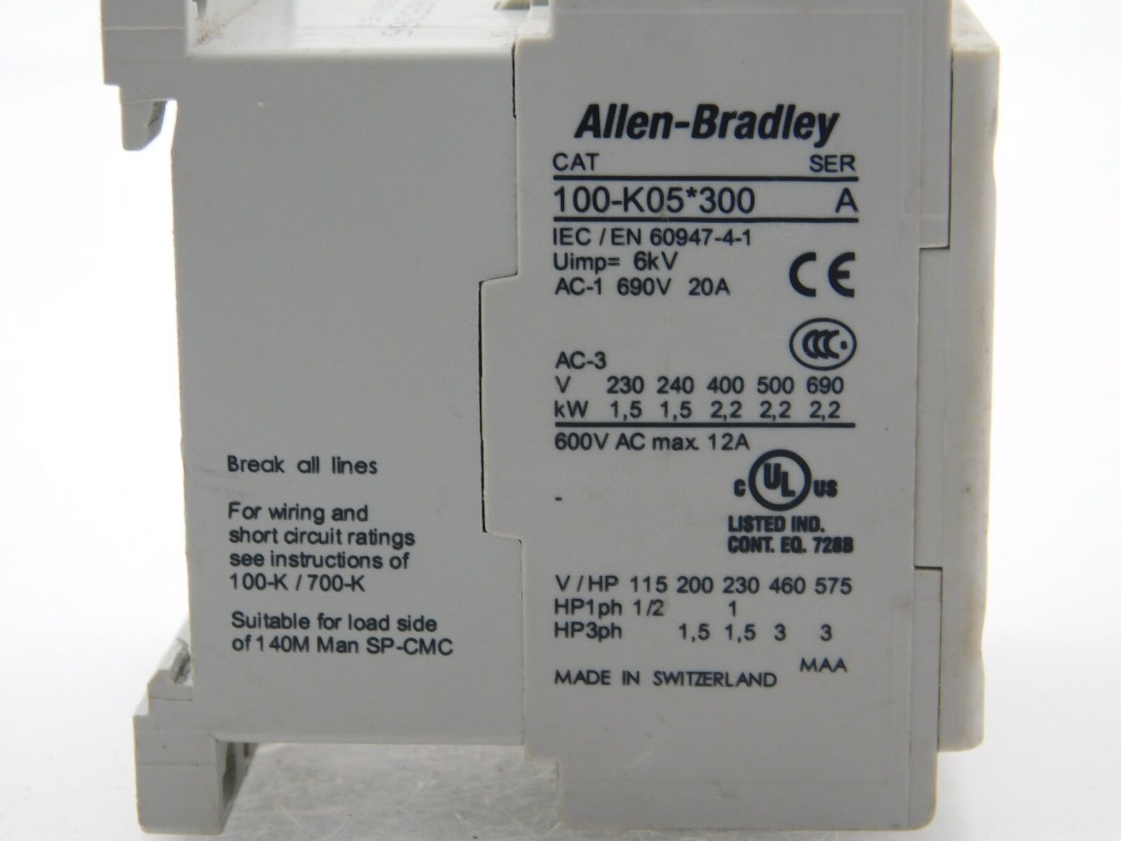 Allen-Bradley 100-K05*300
