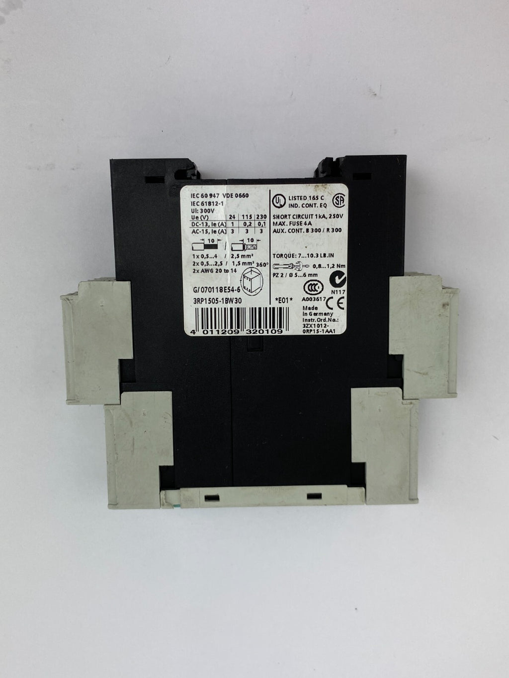 SIEMENS SIRIUS 3RP1505-1BW30