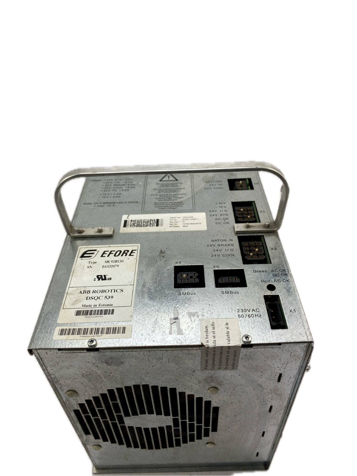 EFORE SR 92B130 ABB ROBOTICS DSQC539