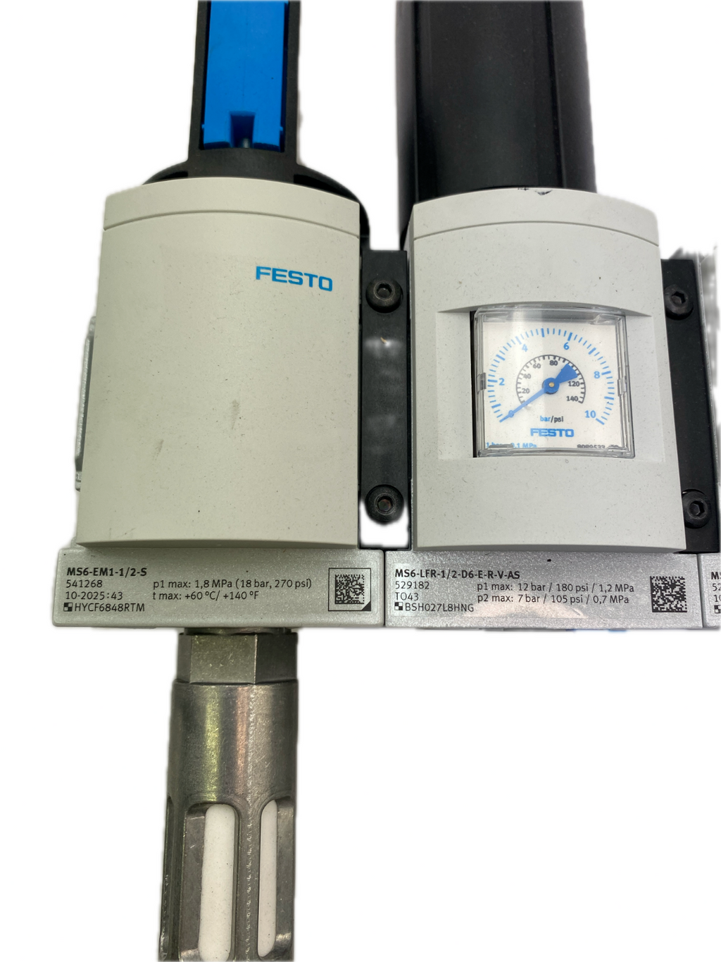 Festo Wartungsgeräte-Kombination der MS6-Serie.