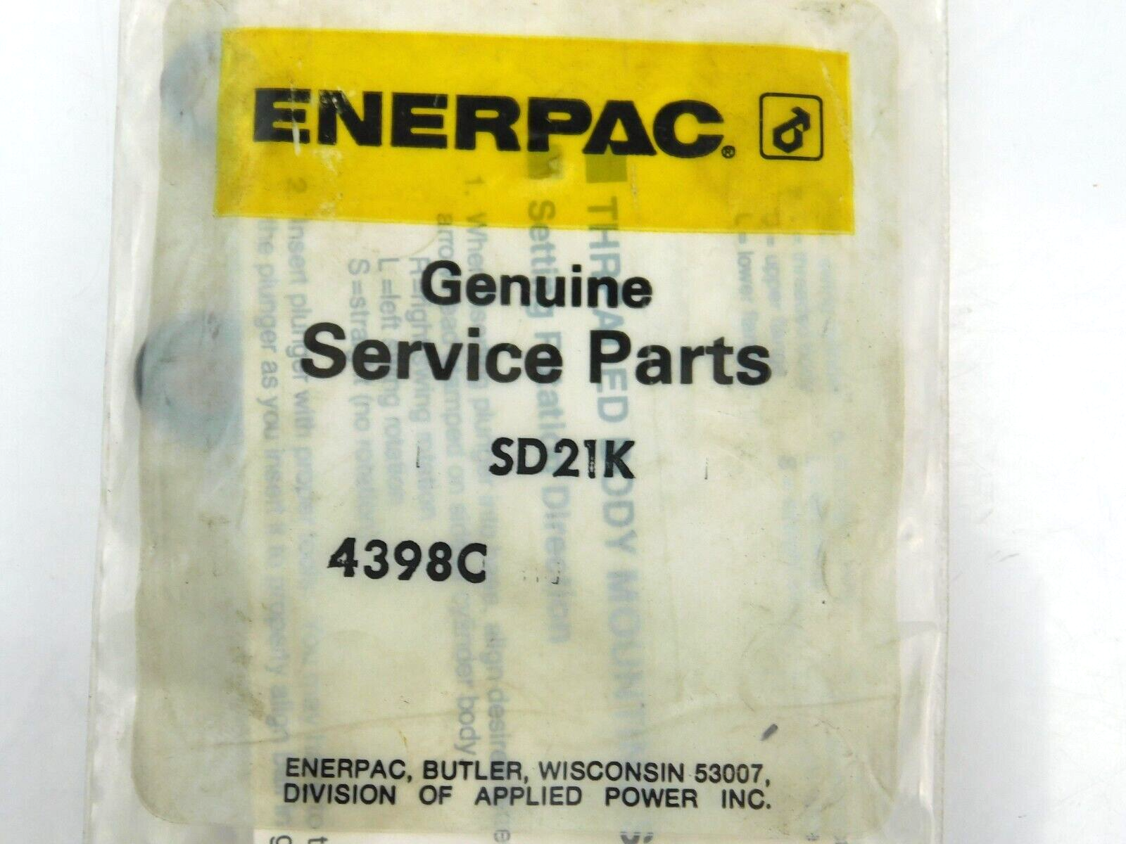 ENERPAC Genuine Service Parts SD21K 4398C