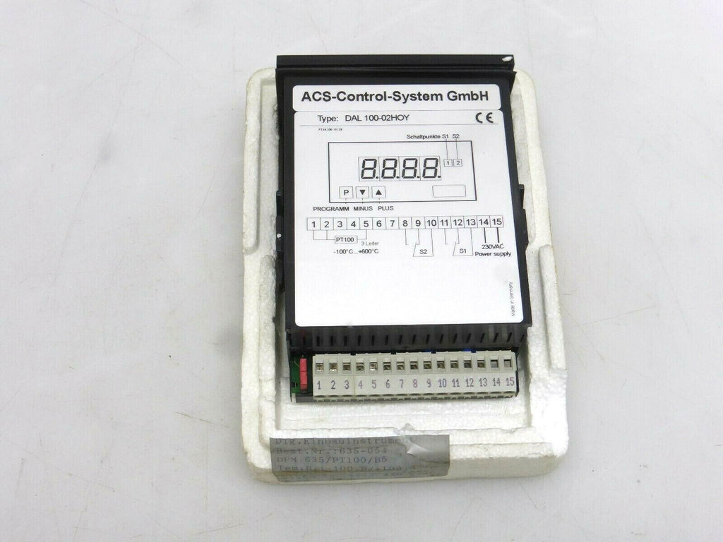 ACS-Control-System Temperatur-Regler DAL 100-02HOY