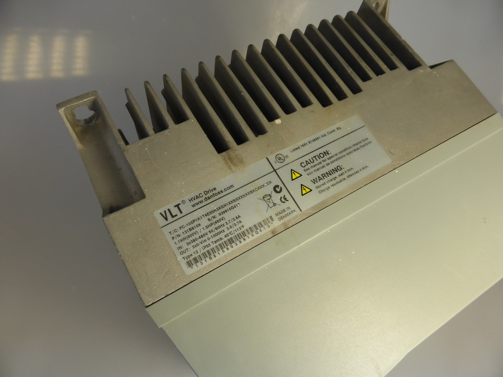 Danfoss VLT HVAC Drive 1,1 kW FC-102P1K1T..  131B8109