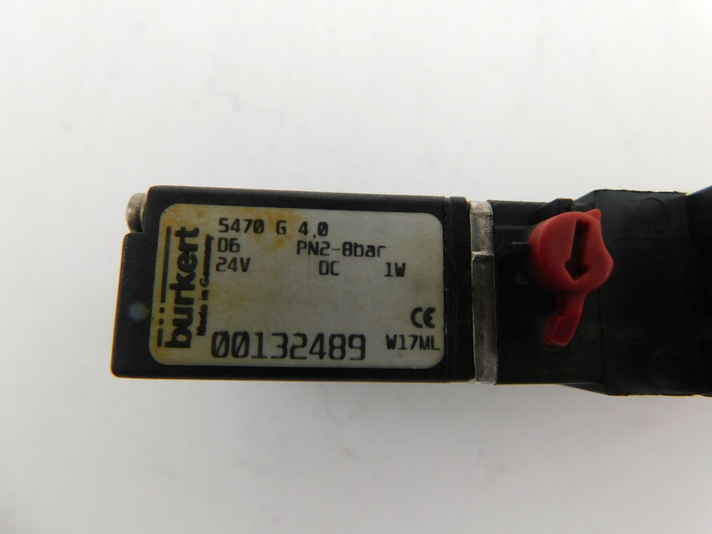 Bürkert Pneumatikventil 00132489 5470 24V 8 Bar  