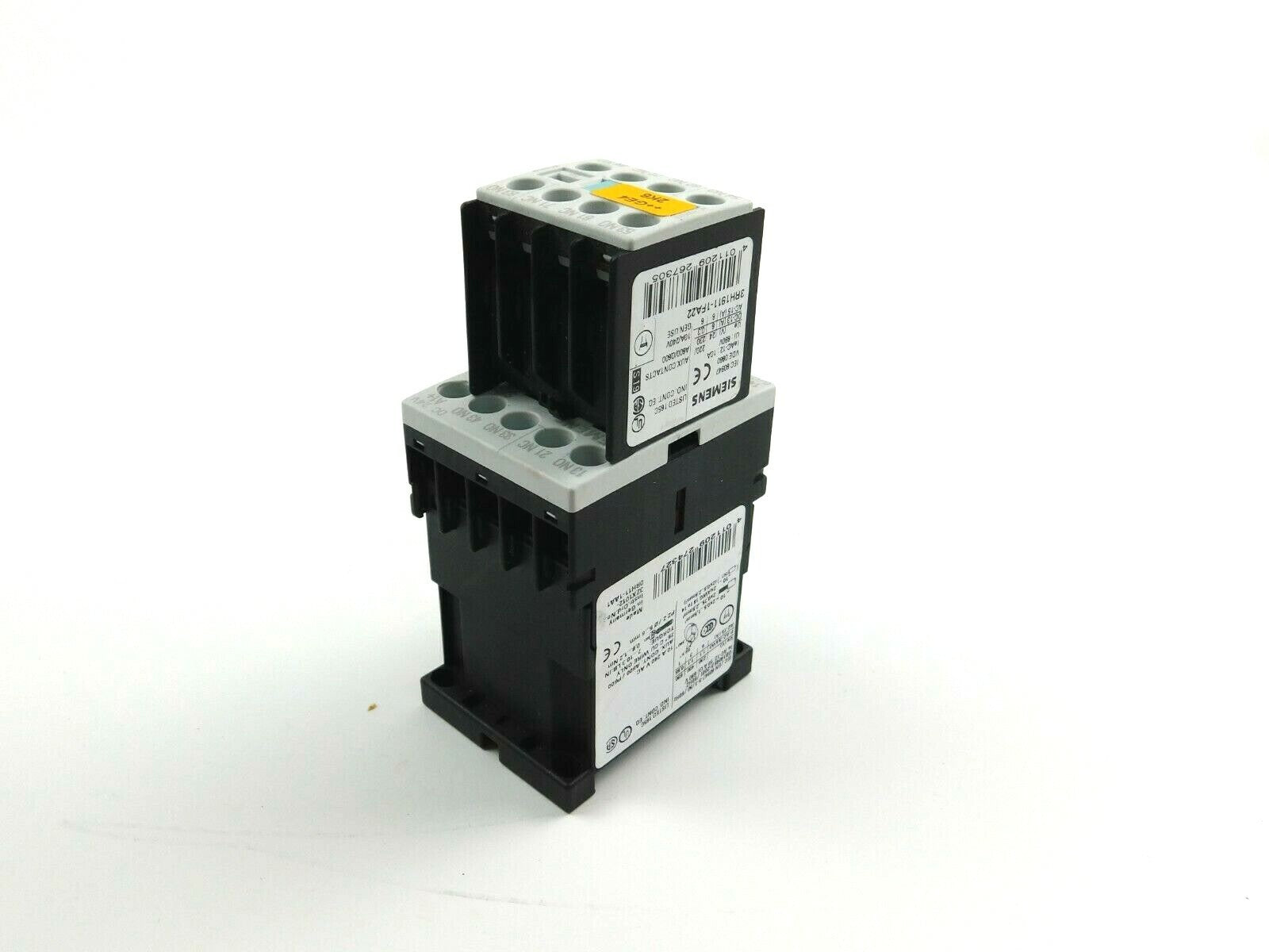 Siemens Hilfsschütz 3RH1131-1BB40 3RH1911-FA22 240 V ** 2 Stück **