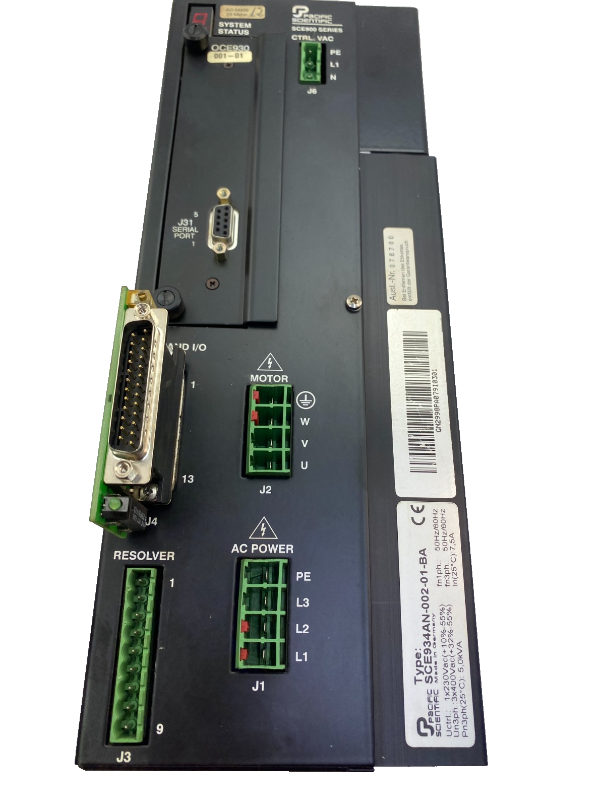 Pacific Scientific SCE934AN-002-01-BA