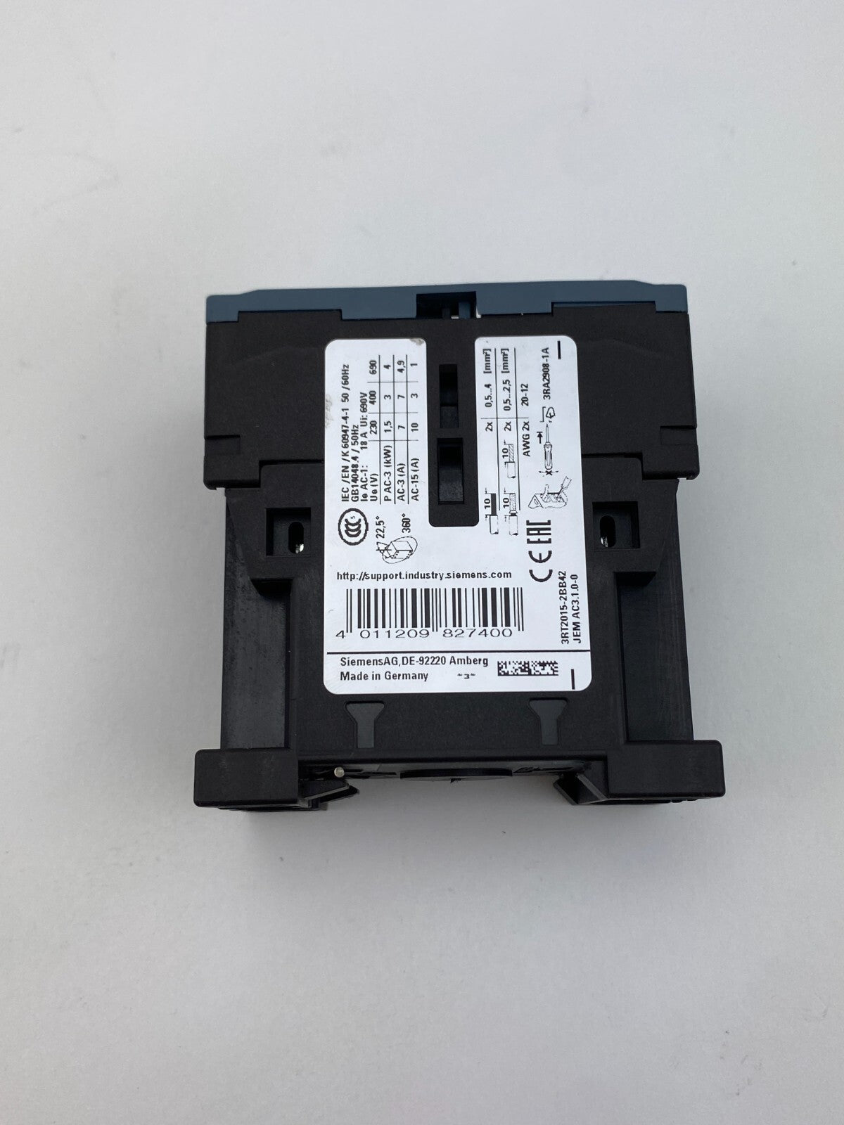 SIEMENS SIRIUS 3RT2015-2BB42 DC24V