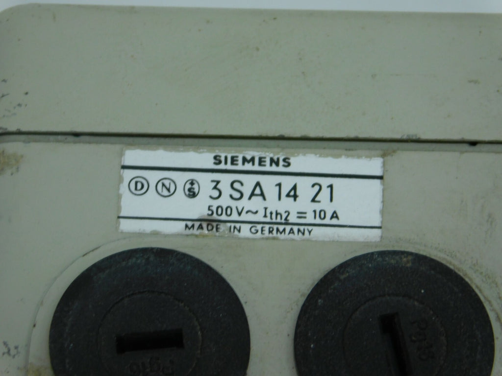 Siemens 3 SA 14 21    Schaltanlage mit Taster   ** 3 Stück **