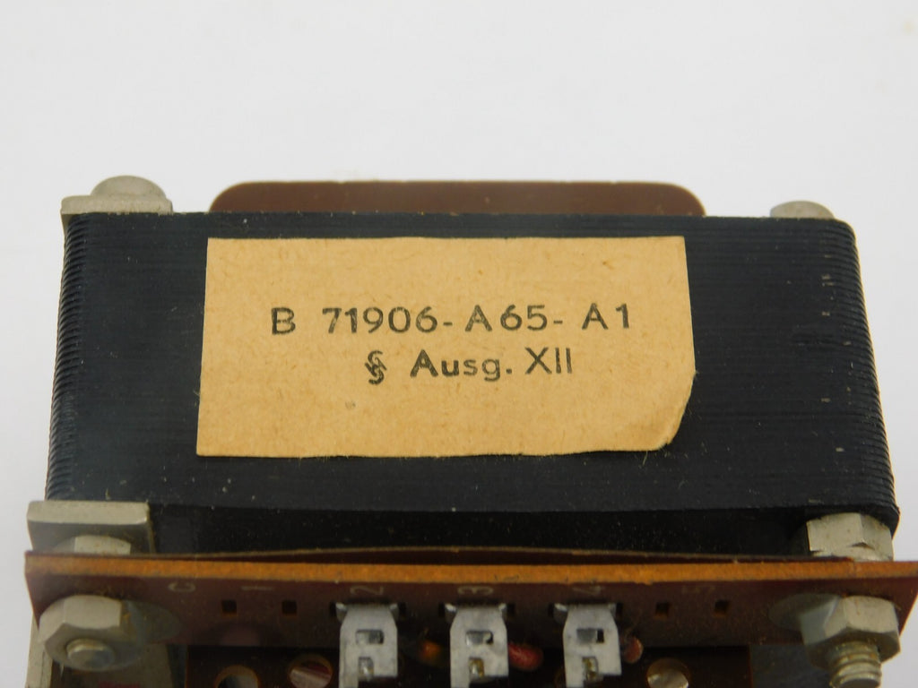 Siemens B 71906-A65-A1 Ausg. XII 3T 11 33