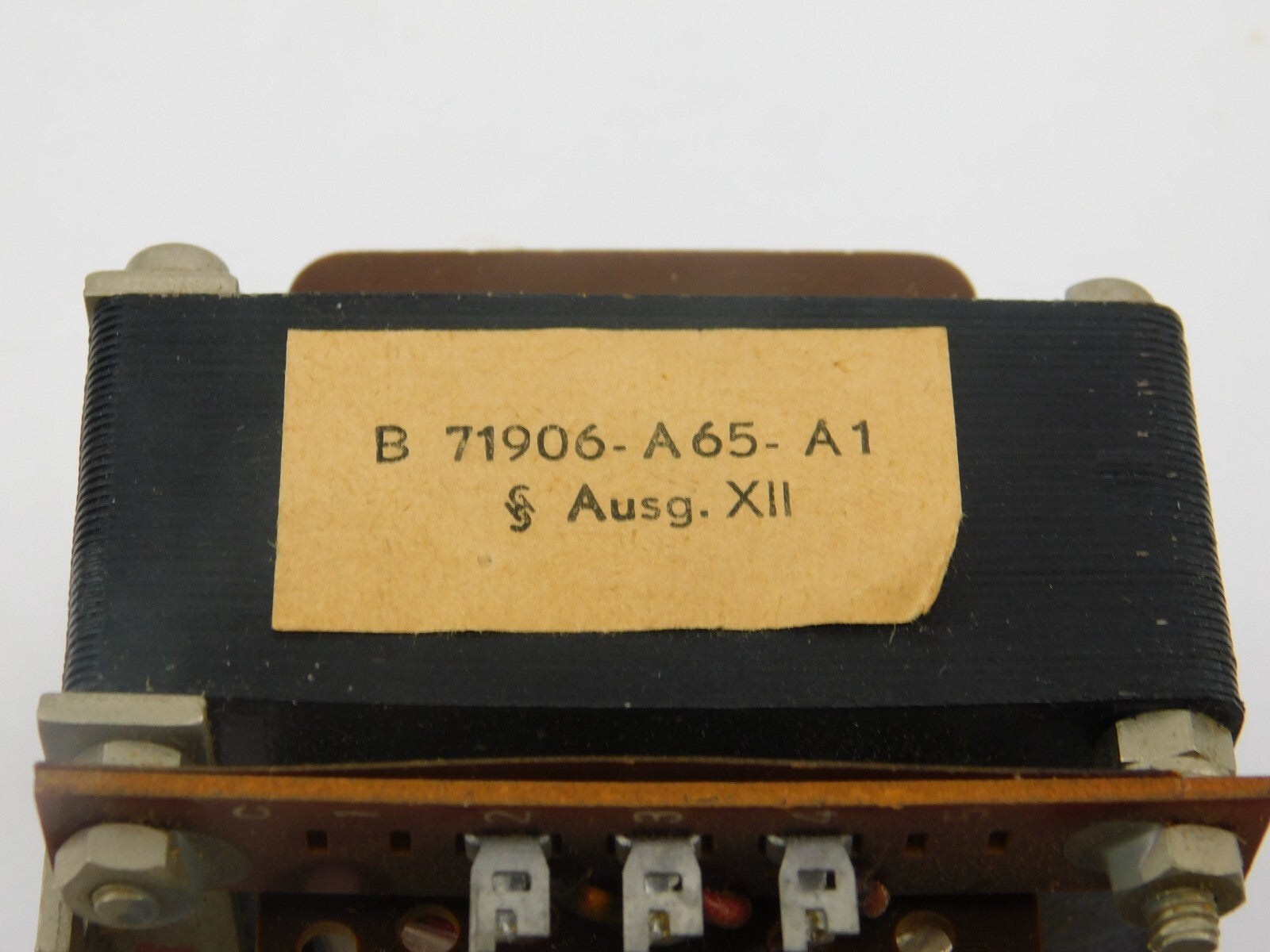 Siemens B 71906-A65-A1 Ausg. XII 3T 11 33