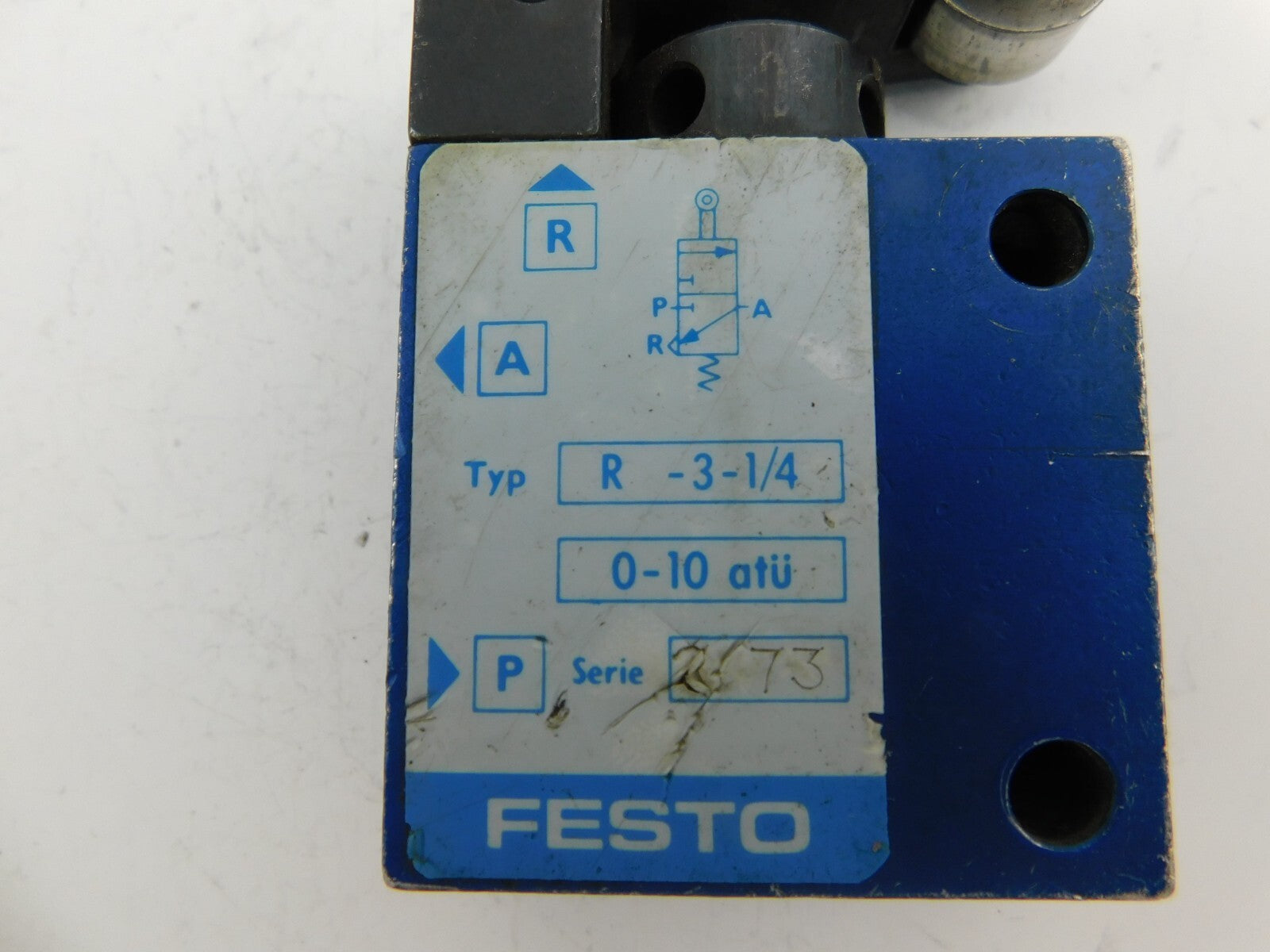 FESTO Rollenhebelventil R-3-1/4 0-10 atü