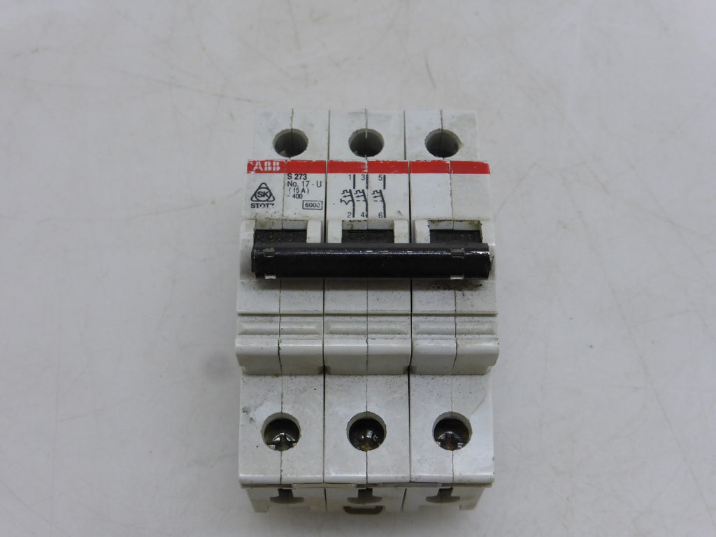 ABB S273 No.17-U (15A) ~400 Sicherung Leitungsschutzschalter Sicherungsautomat