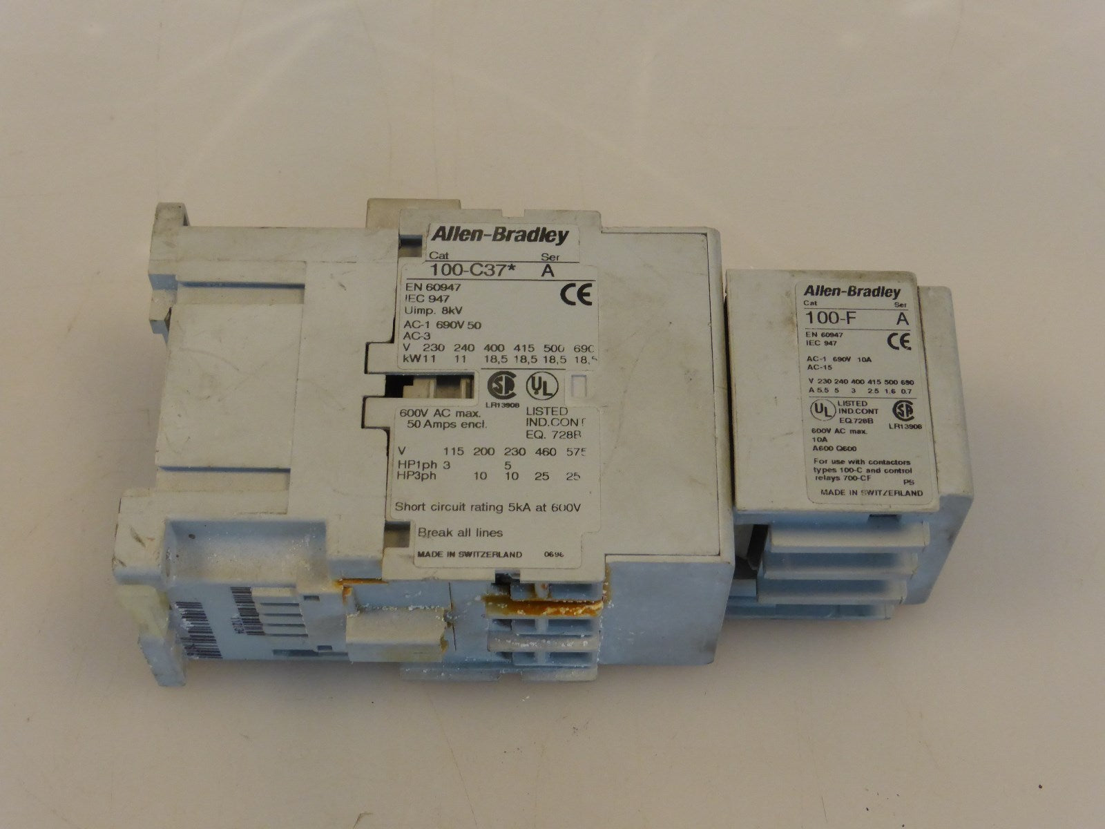 Allen Bradley 100-C37* A Allen Bradley 100-F A