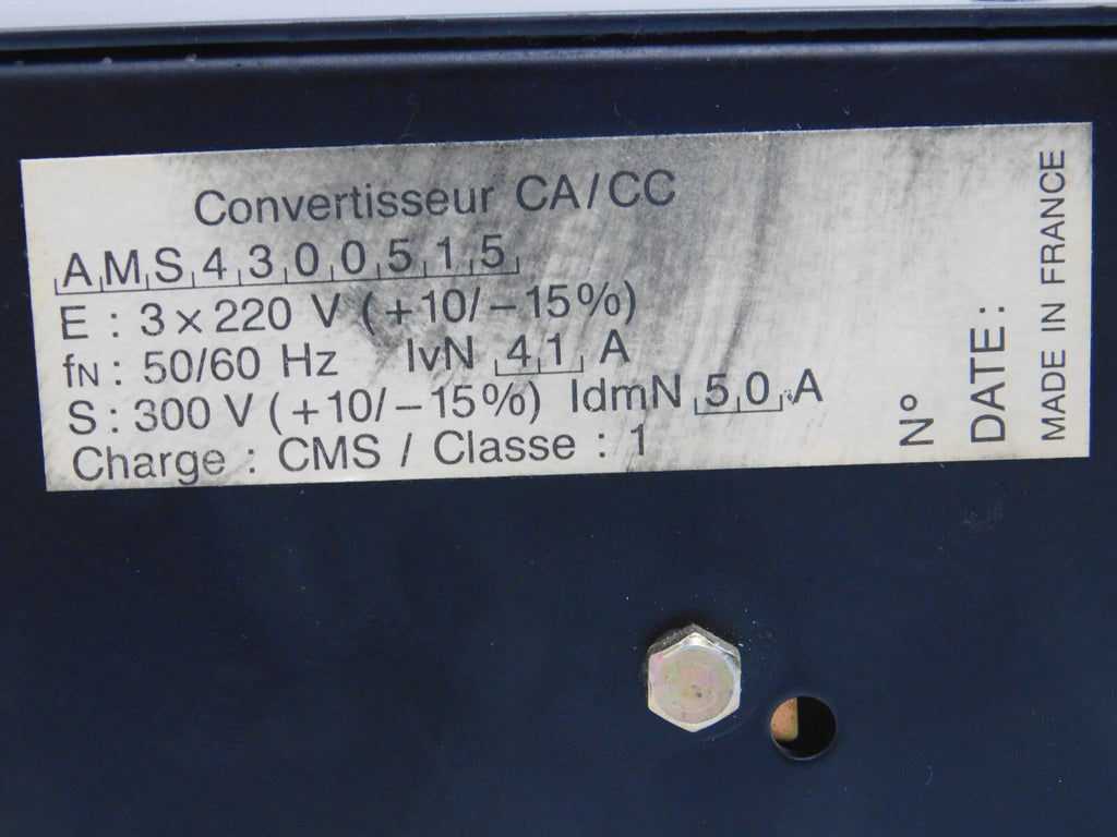 ABB SERVO DRIVE D05020/R0005 ALSTHOM PARVEX