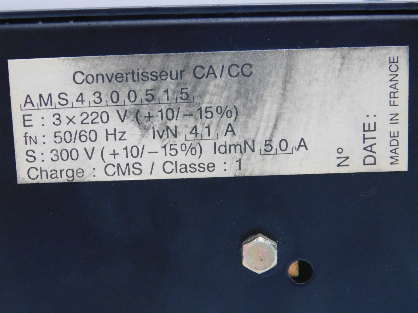 ABB SERVO DRIVE D05020/R0005 ALSTHOM PARVEX