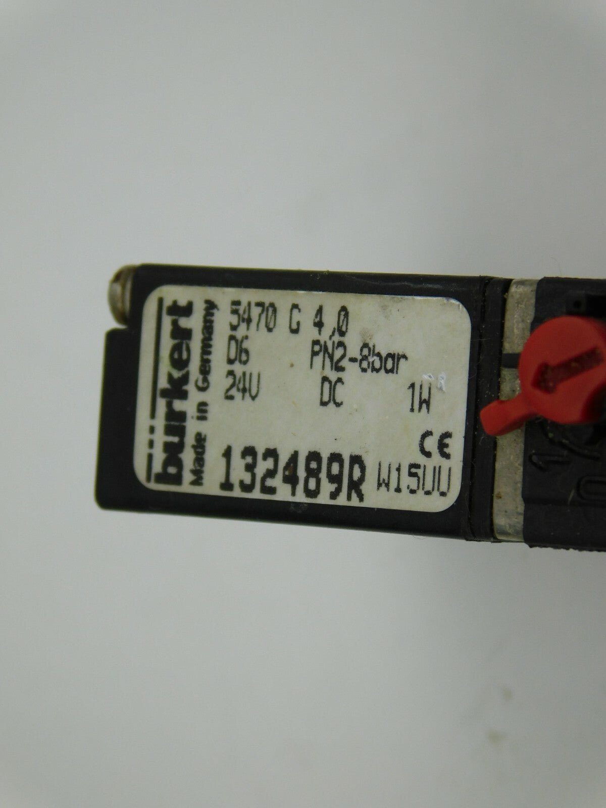 BURKERT  Pneumatik 132489R PN 2-8 bar 24V DC 1W