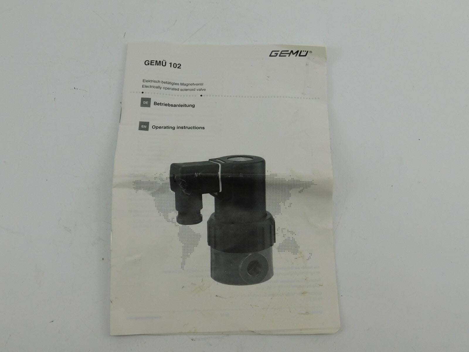 GEMÜ 102 6D 1 1141 24 DC 88025801-10647583 PS 4,0 BAR 7W