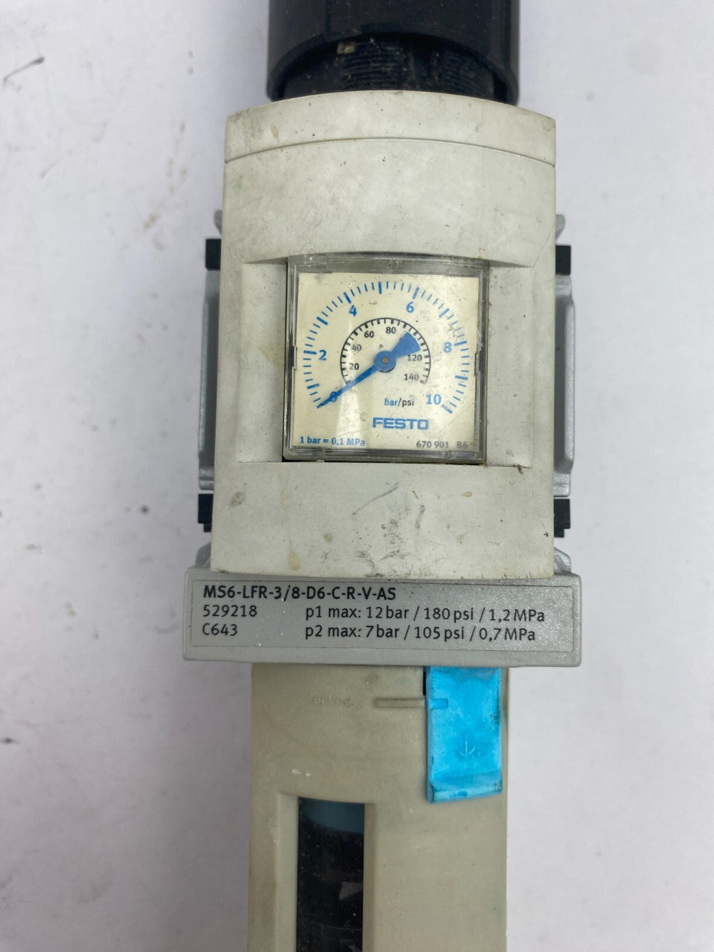 FESTO MS6-LFR-3/8-D6-C-R-V-AS 529218