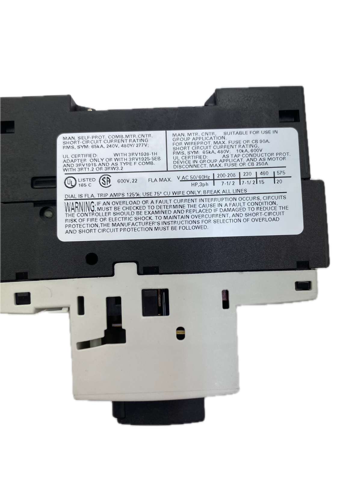 SIEMENS SIRIUS 3RV1021-4CA10