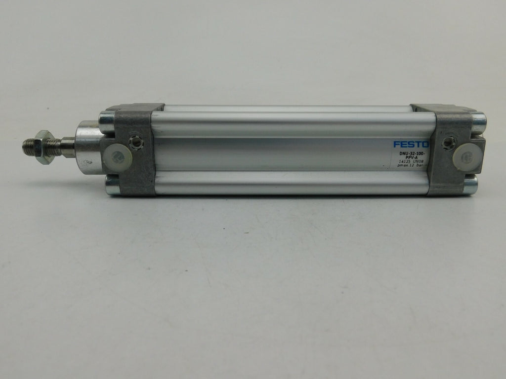 FESTO Normzylinder DNU-32-100-PPV-A 14125 UN08 Pmax.12 Bar