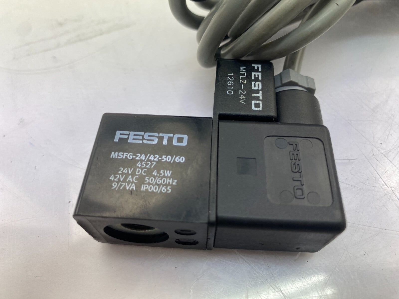 FESTO MSFG-24/42-50/60 4527+FESTO MFLZ-24V 12610