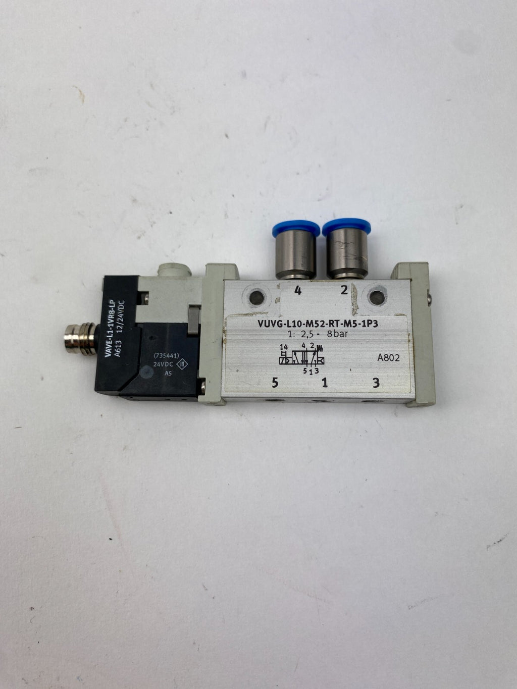 FESTO VUVG-L10-M52-RT-M5-1P3+VAVE-L1-1VR8-LP