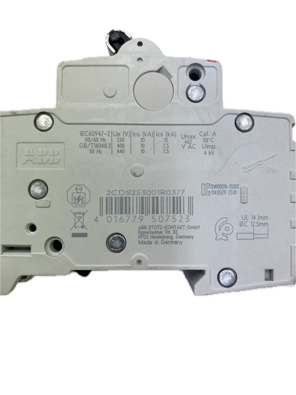 ABB S203 K6A 440V