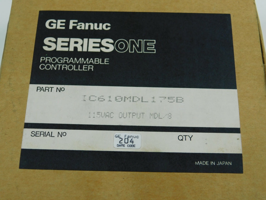 GE FANUC  IC610MDL175B