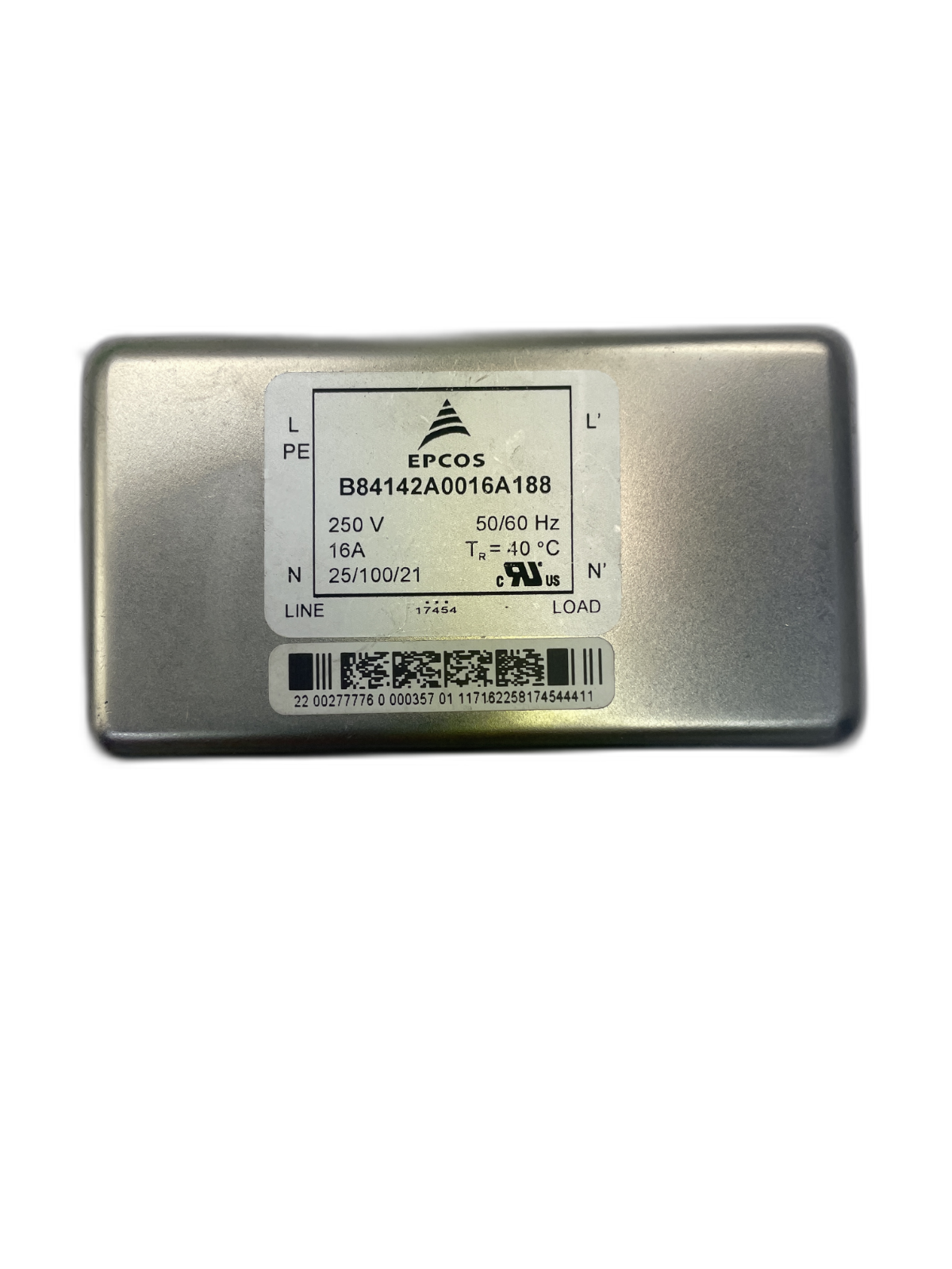 Epcos B84142A0016A188 Netzfilter 250 V 16 A 50/60 Hz