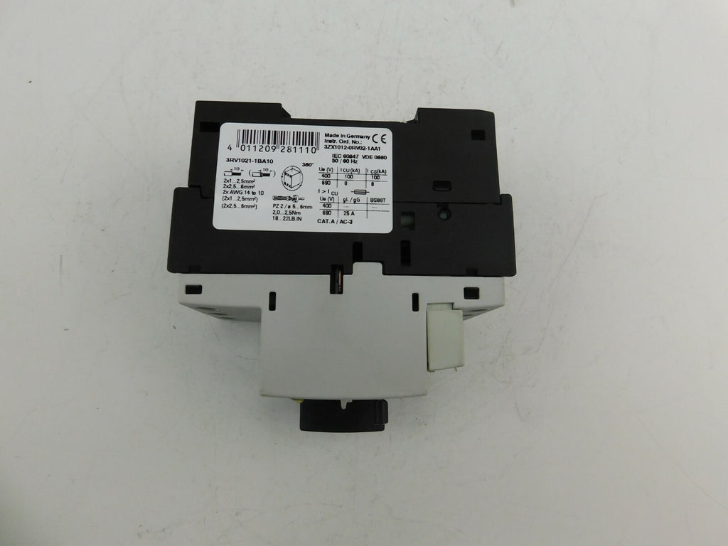SIEMENS SIRIUS Leistungsschalter  3RV1021-1BA10 1,4-2A ** 3 Stück **