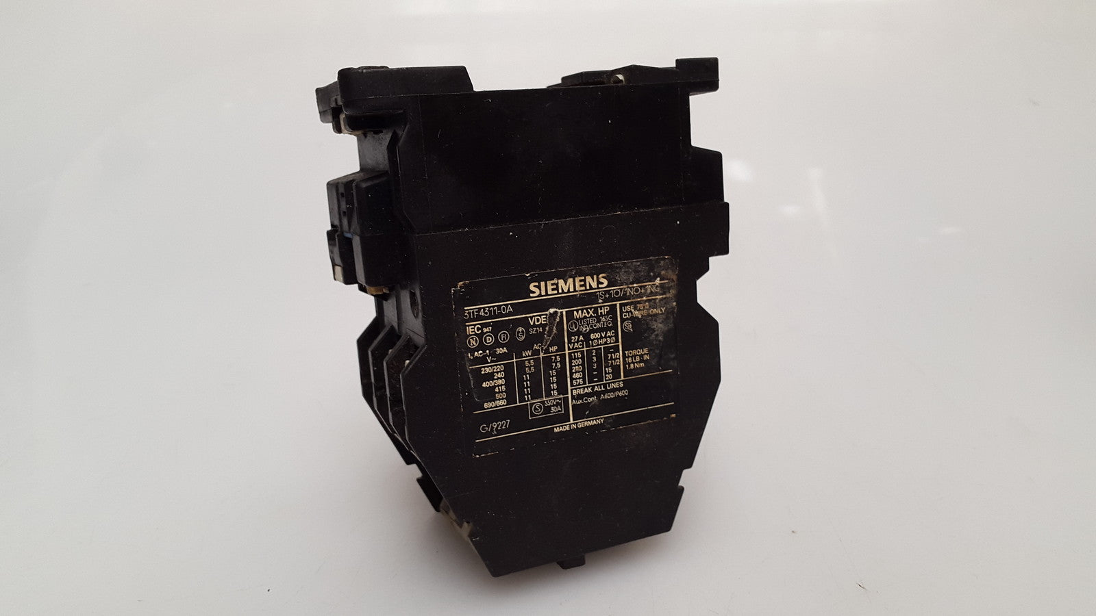 Siemens 3TF4311-0A 1S+1Ö/1NO+1NG