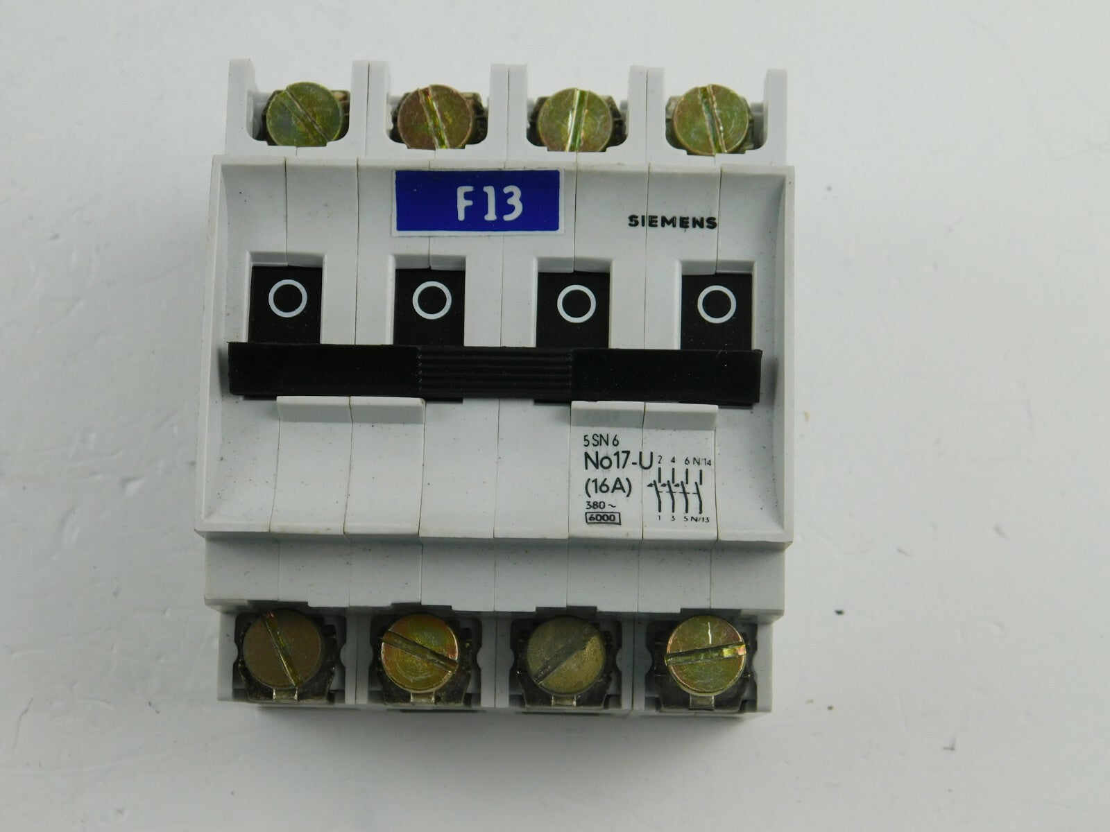 Siemens  5 SN 6  No17-U  16A  4-polig   ** 2 Stück **