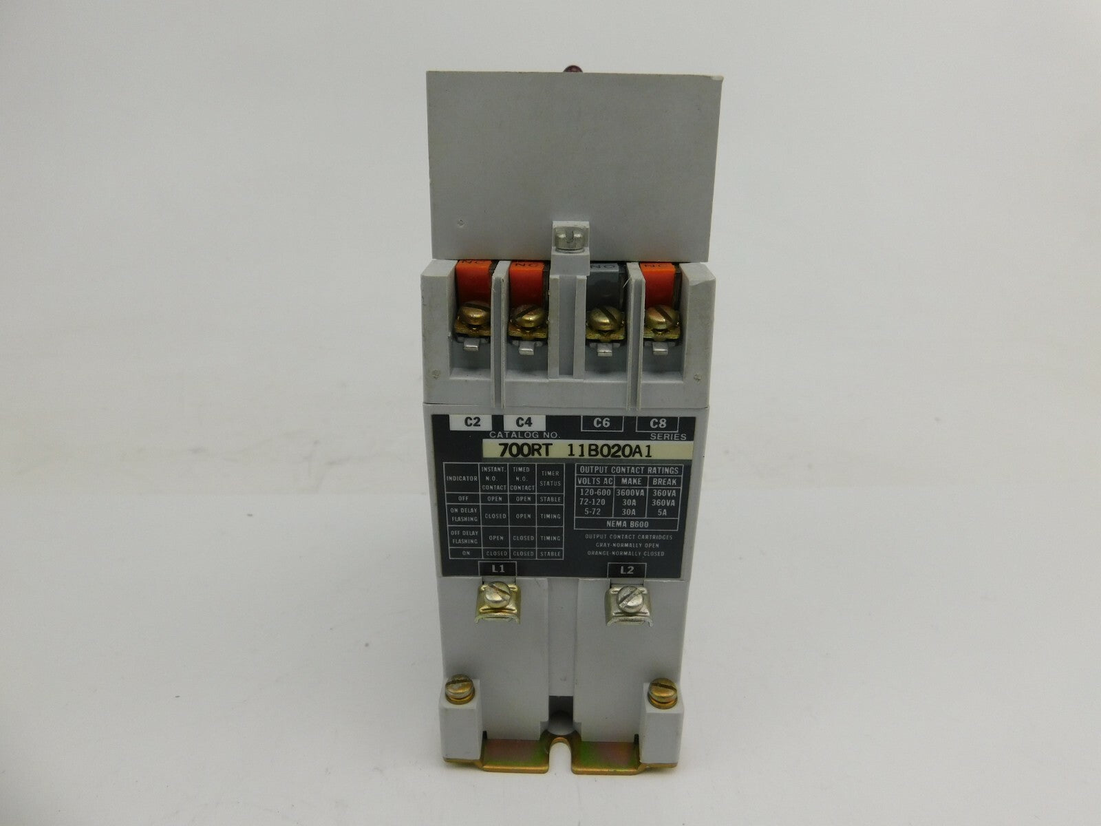 ALLEN BRADLEY BUL. 700 TYPE RT SOLID STATE TIMER 700RT