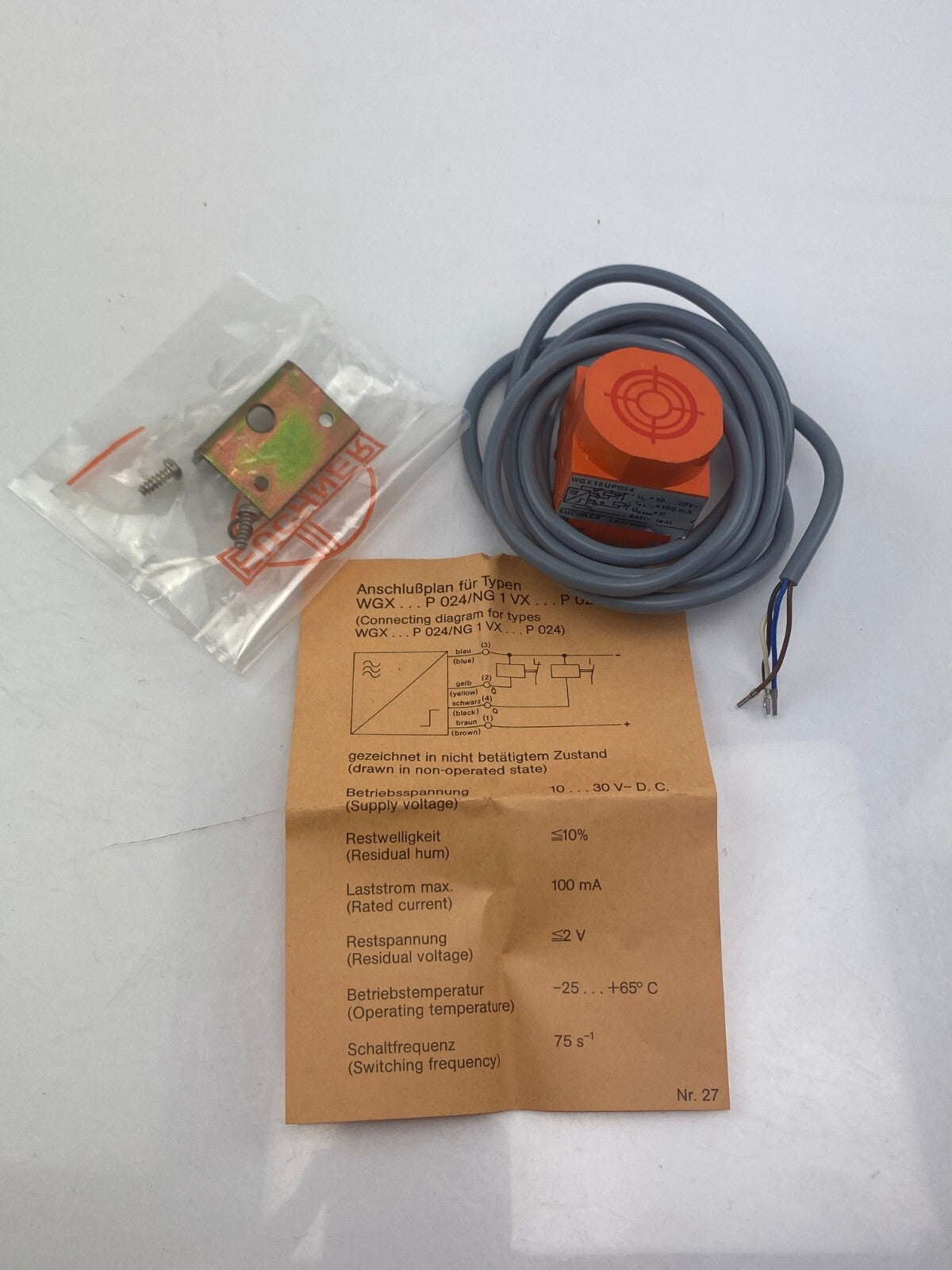 EUCHNER WGX15UP024 10...30V 100mA
