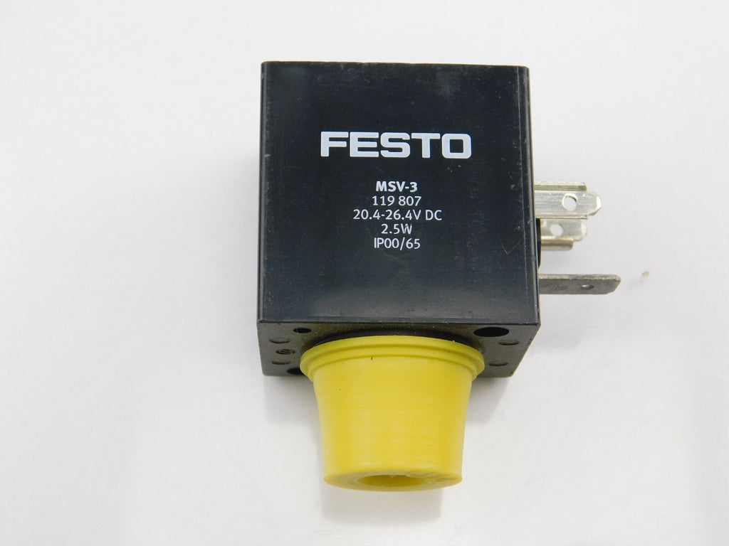FESTO Magnetspule  MSV-3 119 807 20.4-26. 4VDC 2.5W ** 2 Stück **