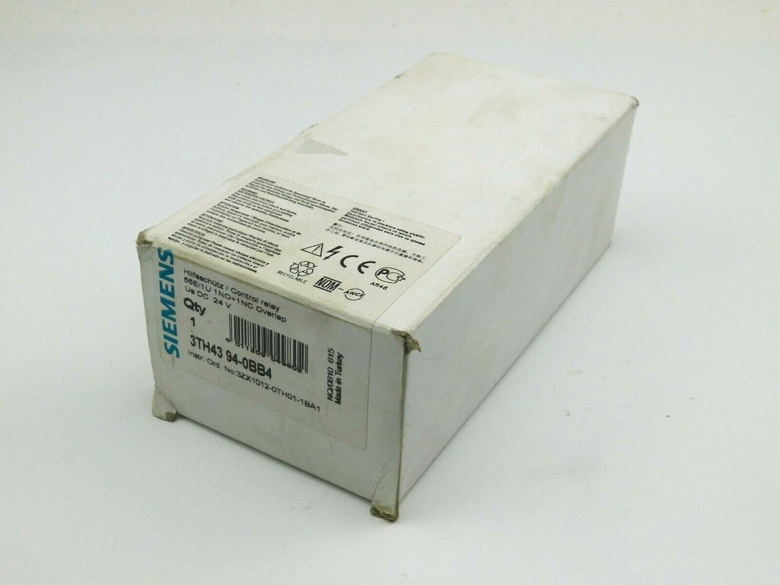 SIEMENS Hilfsschütz 3TH4394-0BB4 24 V