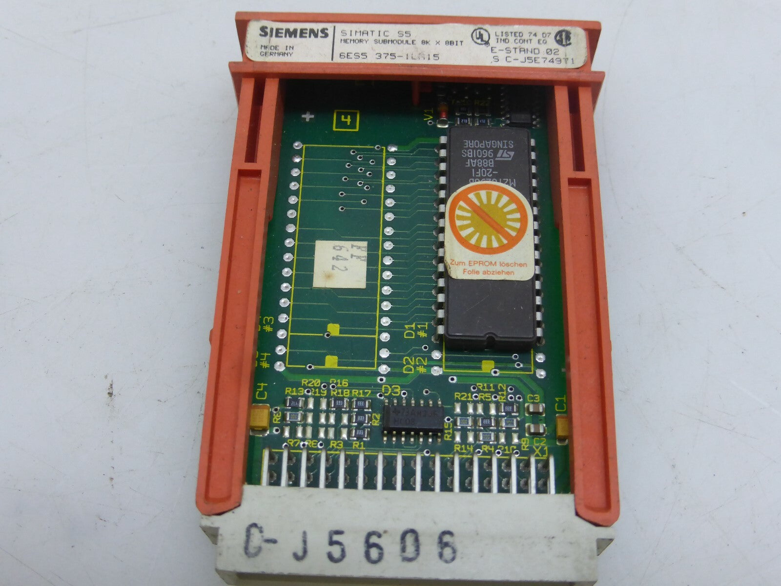 Siemens Simatic S5 Memory Submodule SES5 375-1LA15