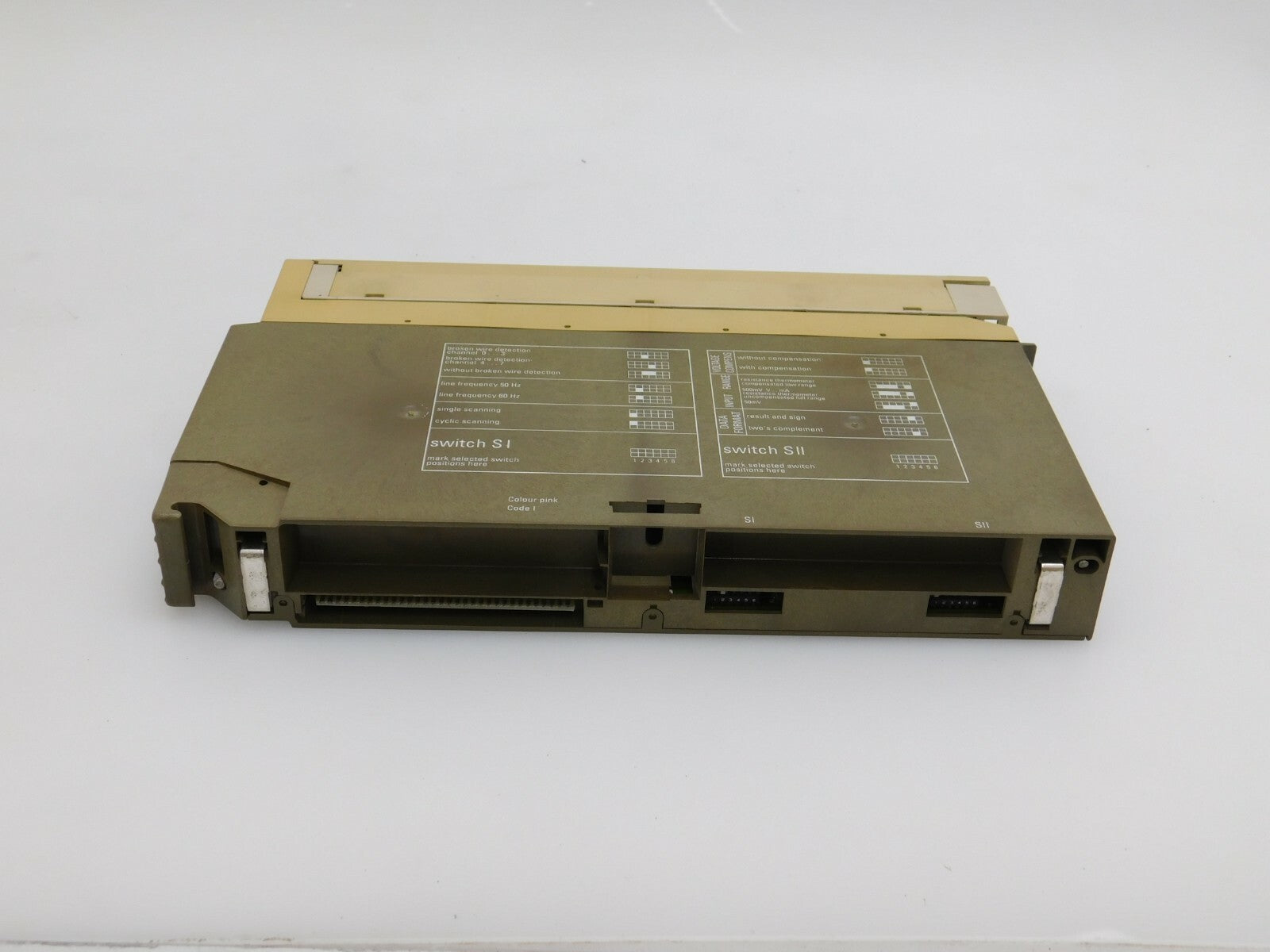 SIEMENS SIMATIC S5 6ES5460-7LA13 ANALOG INPUT 8 Channels