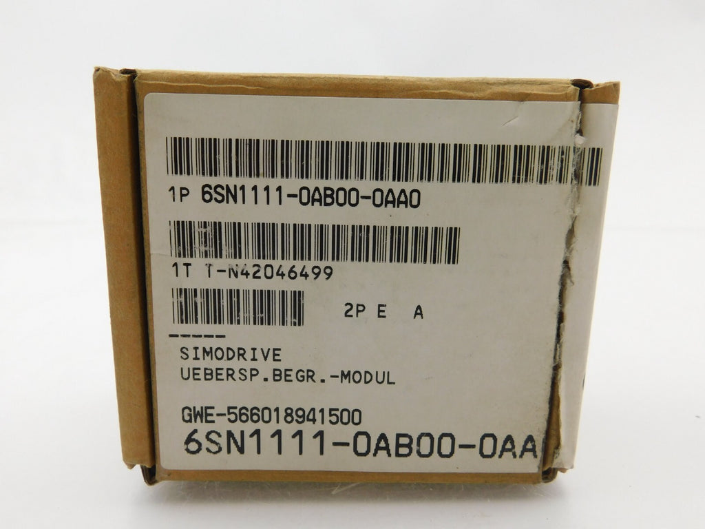 SIEMENS SIMODRIVE 6SN1111-0AB00-0AA