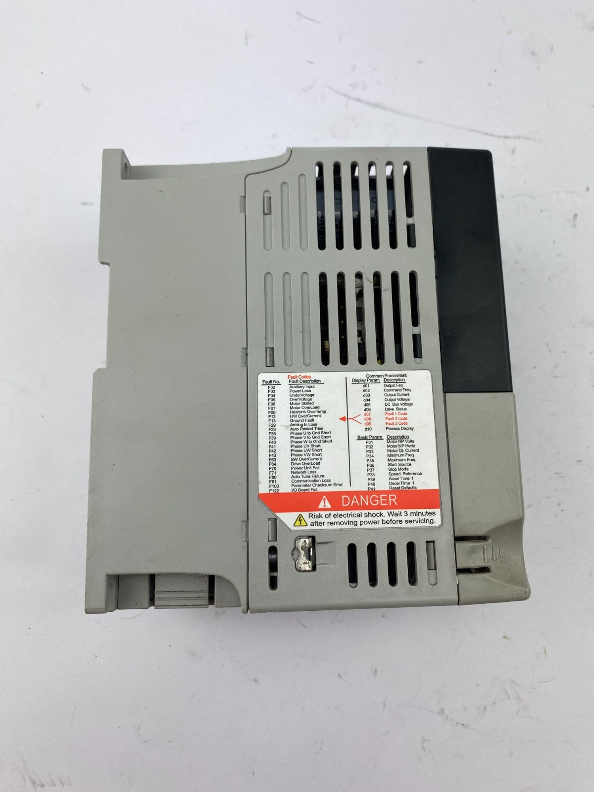Allen-Bradley 22A-D2P3N104 0.75kW/1.0HP
