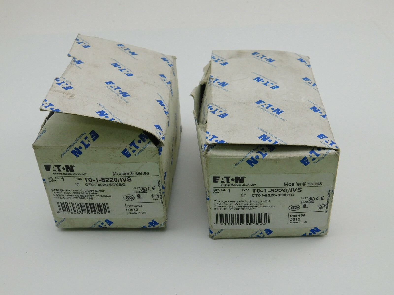 EATON T0-1-8220/IVS Umschalter 055459 ** 2 Stück **
