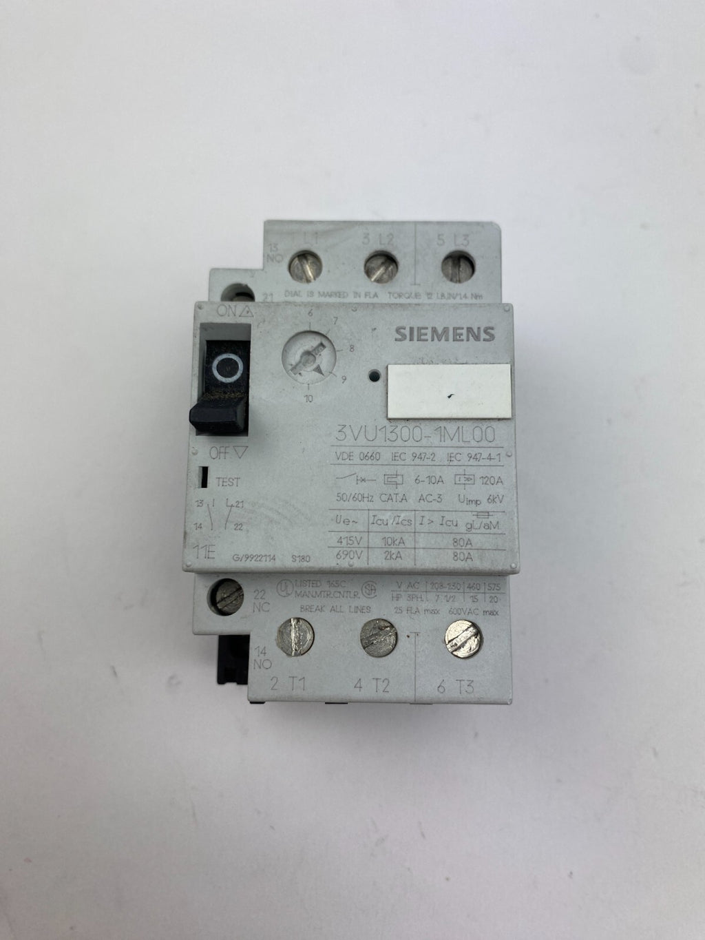 SIEMENS 3VU1300-1ML00 6-10A